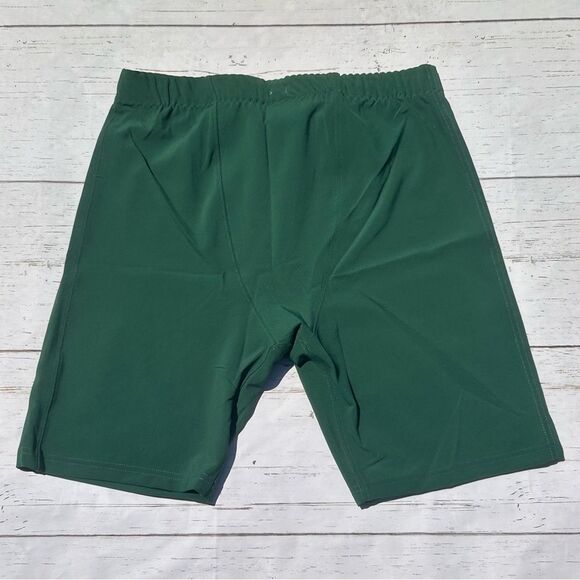 Nike Men's Vapor Untouchable Football Tights Shorts Green Size Large CW3972-341 - Picture 2 of 7